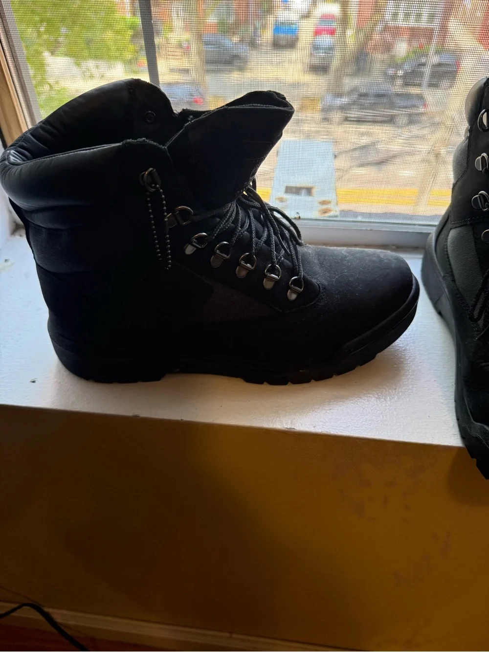 Timberland Black Men's Lace-Up Hiking boots timberlands